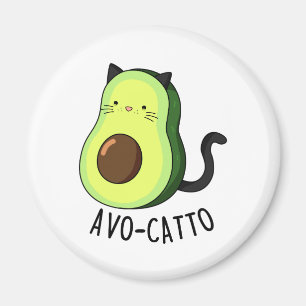 Aimant Avocatto Drôle Avocado Pun de chat