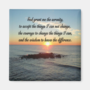 Aimant AWE Inspiring Serenity Prayer