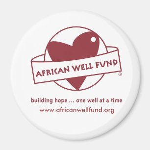 Aimant AWF-logo-couleur, www.africanwellfund.org