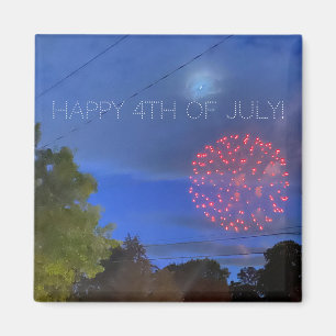 Aimant aWorld2Celebrate : HEUREUX 4 JUILLET!