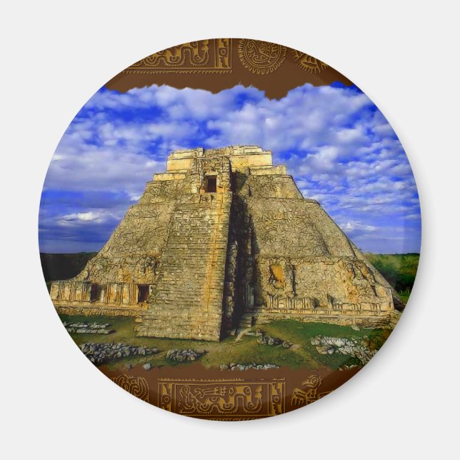 Aimant AZTEC TEMPLE MAGNETIC MAGNETIC Collection (Devant)