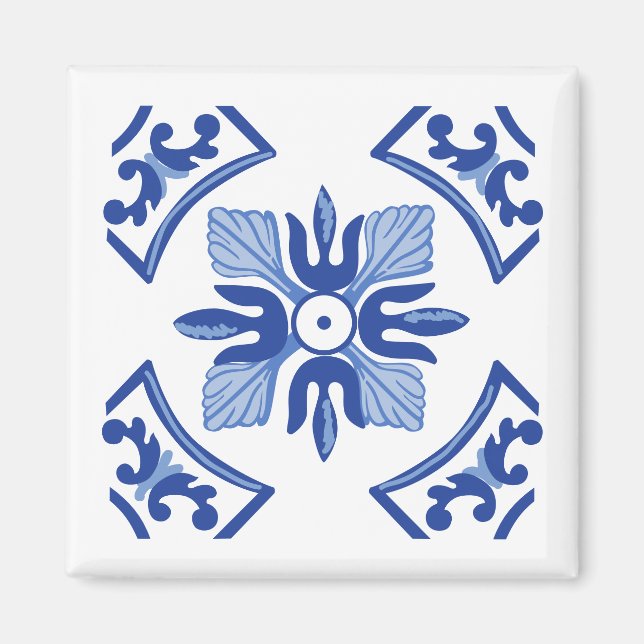 Aimant Azulejo traditionnel (Devant)