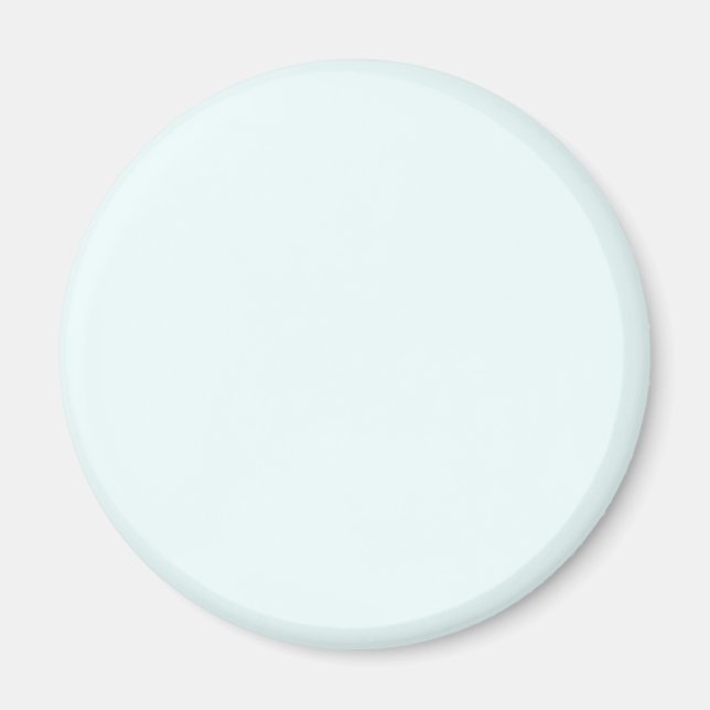 Aimant Azure Mist Pale Blue F0FFFF - Option pour ajouter  (Devant)