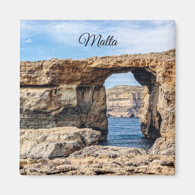 Aimant Azure Window à Malte (Devant)