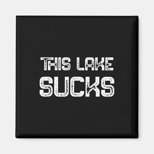 Aimant B Crappie Poisson Lure Dire Drôle Pêche Ce Lac (Devant)