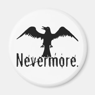 Aimant B&W Tribal Raven Nevermore