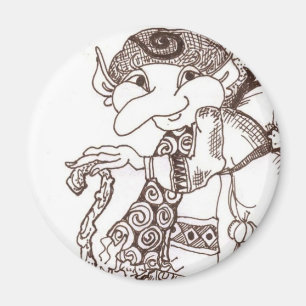 Aimant Baba foncé de féerie