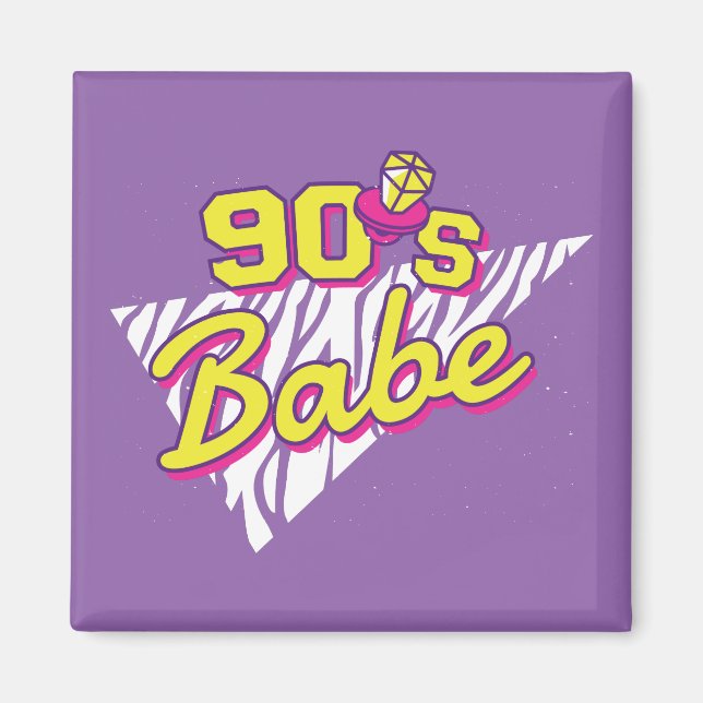 Aimant Babe Retro 90's Design (Devant)