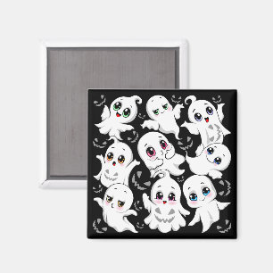 Aimant Baby Ghosts Éffrayant mignon Halloween humeur