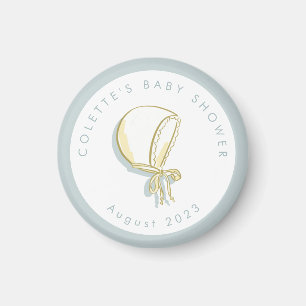 Aimant Baby shower Baby Bonnet