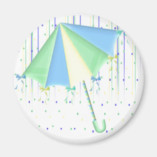 Aimant Baby shower de parapluie