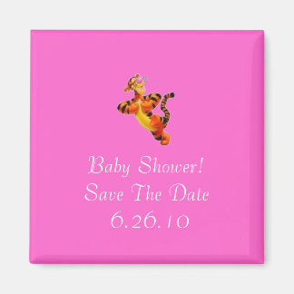 Aimant Baby shower Enregistrer l'aimant de date