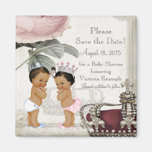 Aimant Baby shower Enregistrer l'aimant de date