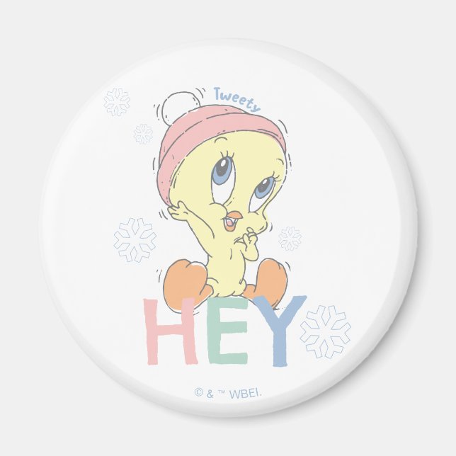 Aimant Baby TWEETY™ Hey Snow (Devant)