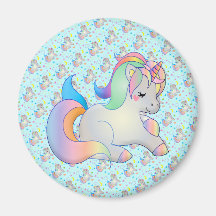 Baby Unicorn Rainbow Pony