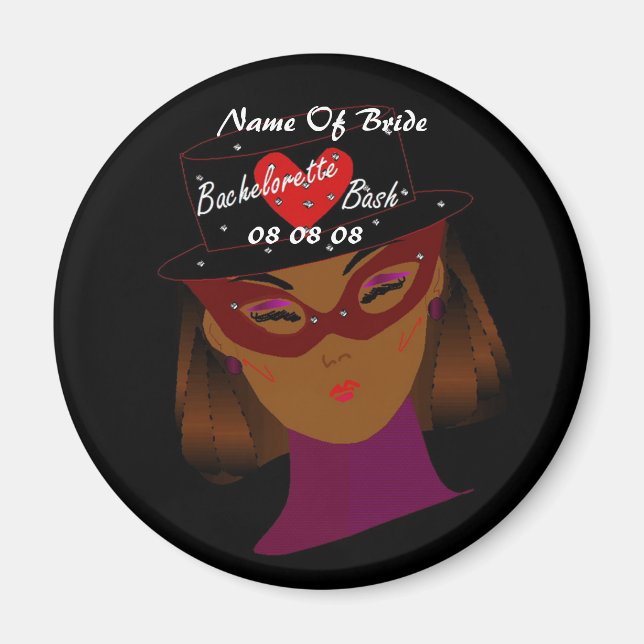 Aimant "Bachelorette Bash" - Personnalisable (Devant)