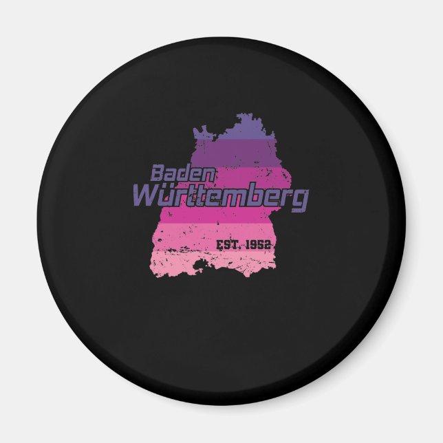 Aimant Bade-Wurtemberg Land d'Allemagne (Devant)