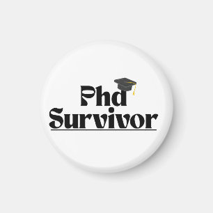 Aimant Badge de fin d'études amusant pour un doctorat – C