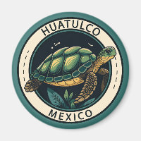 Badge de tortue Huatulco Mexique