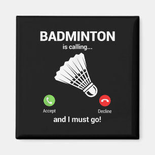 Aimant Badminton appelle amateur de badminton Badminton d