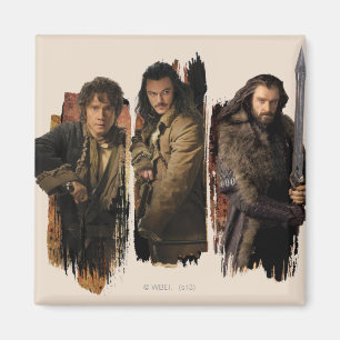 AIMANT BAGGINS™, BARDENT LE BOWMAN™, ET THORIN