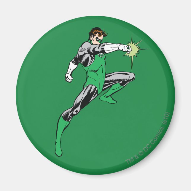 Aimant Bague de pointes de lanterne verte (Devant)