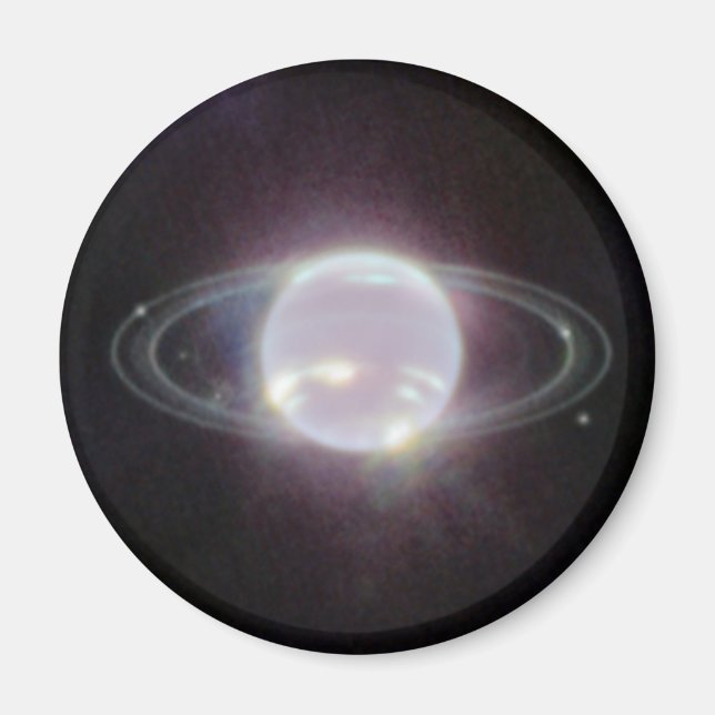 Aimant Bagues JWST de la planète Neptune (Devant)