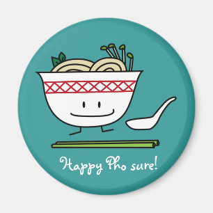 Aimant Baguettes de cuillère de soupe du Vietnam de bol