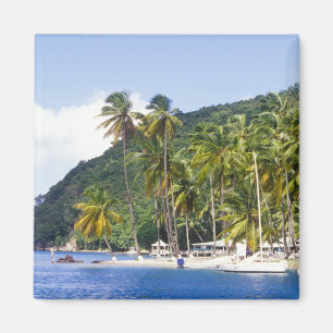 Aimant Baie de Marigot, Sainte-Lucie, Caraïbes