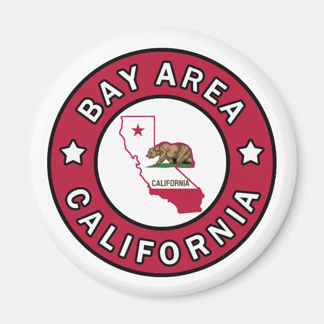 Aimant Baie en Californie (Devant)