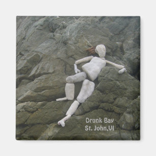 Aimant Baie ivre à l'étang de sel, St John, Îles Vierg