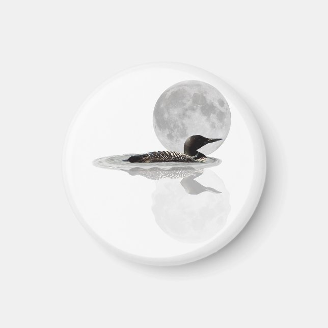 Aimant Baignades De Loon Dans L'Aimant Lune (Devant)