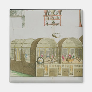 Aimant Bains romains, plat 'de l'histoire de la nation