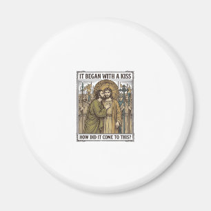 Aimant Baiser de trahison biblique vintage