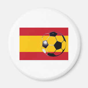 Aimant Bal de football Espagne Drapeau2 Le MUSÉE Zazzle C