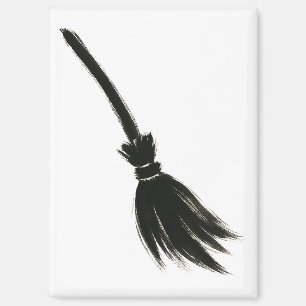 Aimant Balai de Sorcière Minimaliste – Conception de Pinc