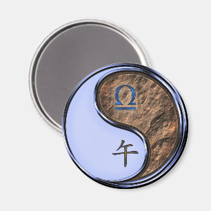 Aimant Balance & Cheval de Terre
