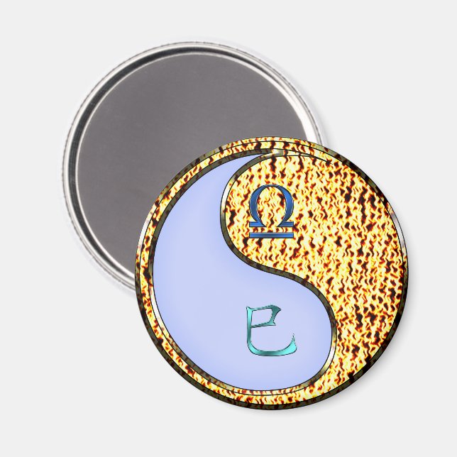Aimant Balance & Serpent de Feu (Recto/Verso)