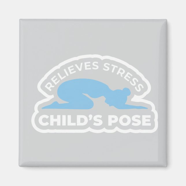 Aimant Balasana Child’s Pose • Relieves Stress Yoga (Devant)