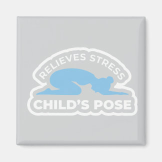 Aimant Balasana Pose de l'enfant • Relève le Stress Yoga