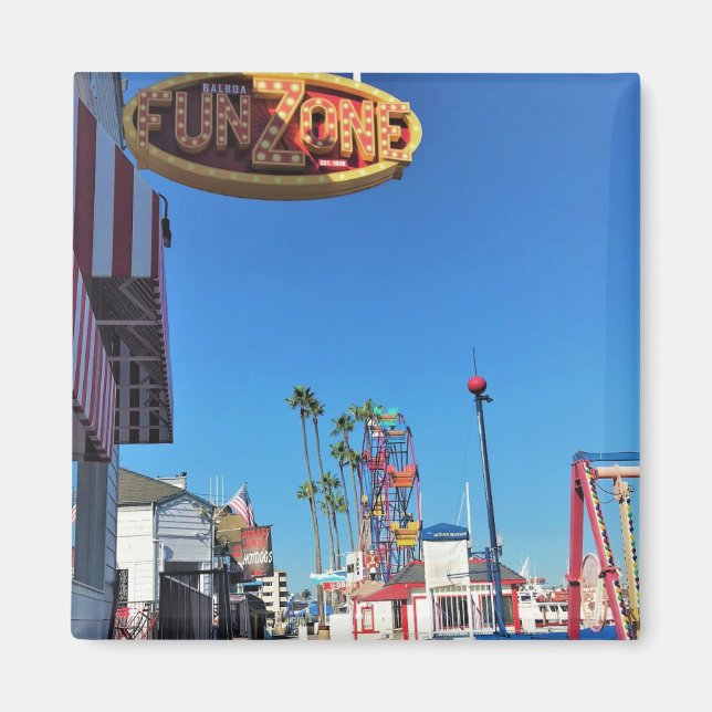 Aimant Balboa Fun Zone, Newport Beach, Californie (Devant)