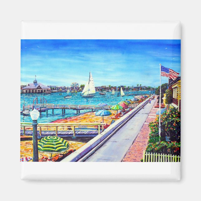 Aimant Balboa Island Newport Beach Ca. (Devant)