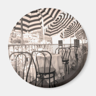 Aimant Balcon de restaurant pittoresque, Italie
