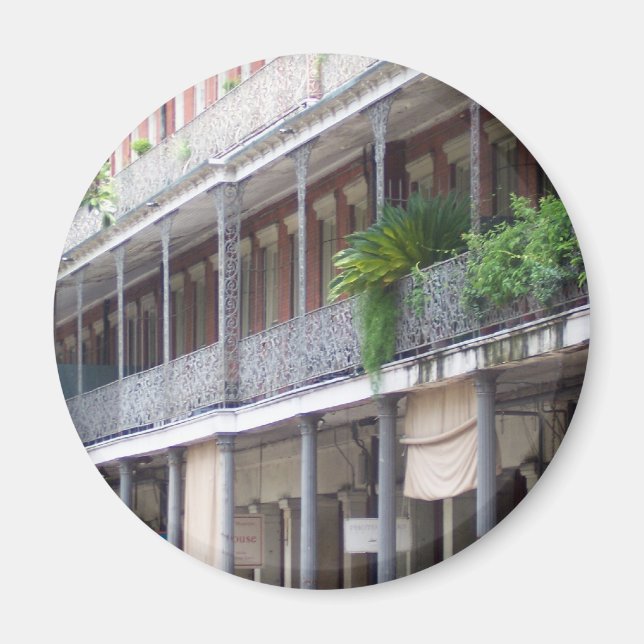 Aimant Balcons dans le quartier français (Devant)