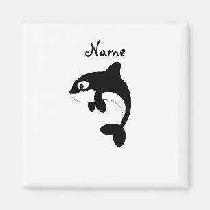 Aimant Baleine mignonne d'orque