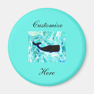 Aimant baleine sous-marine nage Thunder_Cove