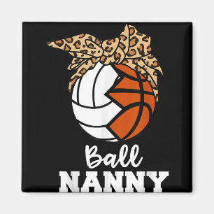 Aimant Ball Nanny Funny Volleyball Basketball Nanny