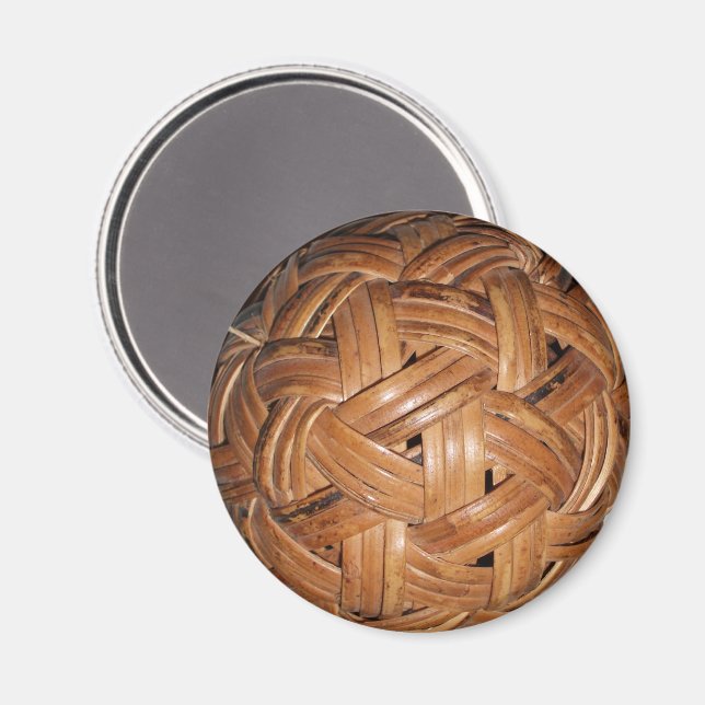Aimant Balle à panier tissé (Recto/Verso)