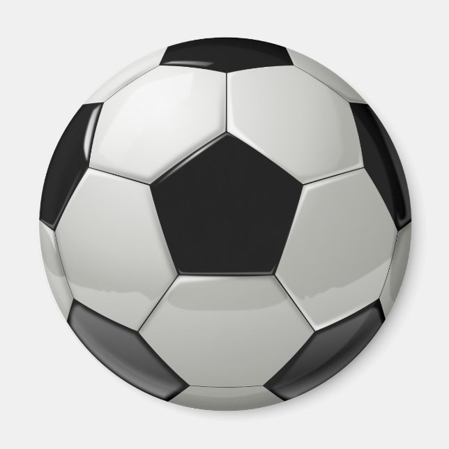 Aimant Balle de football noir (Devant)