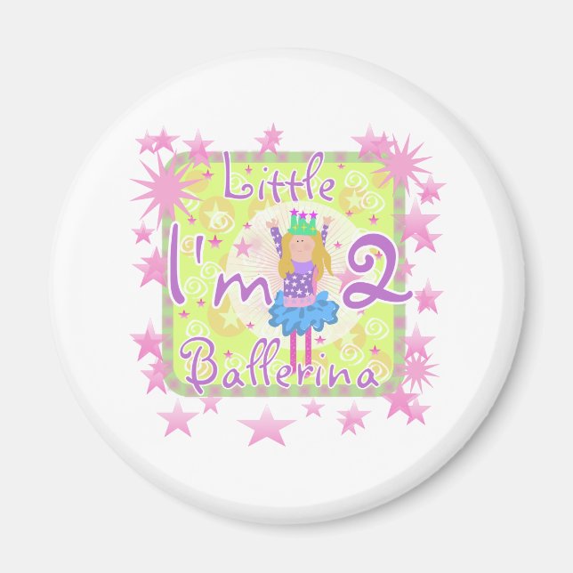 Aimant Ballerina 2e anniversaire (Devant)
